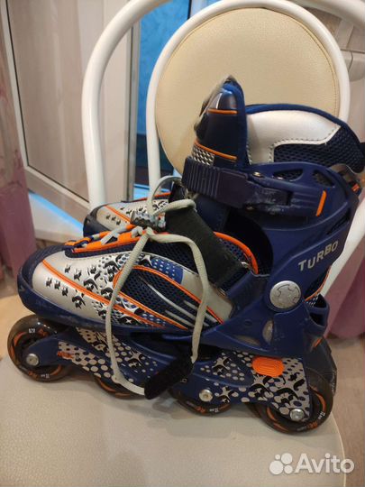 Роликовые коньки детские раздвижные