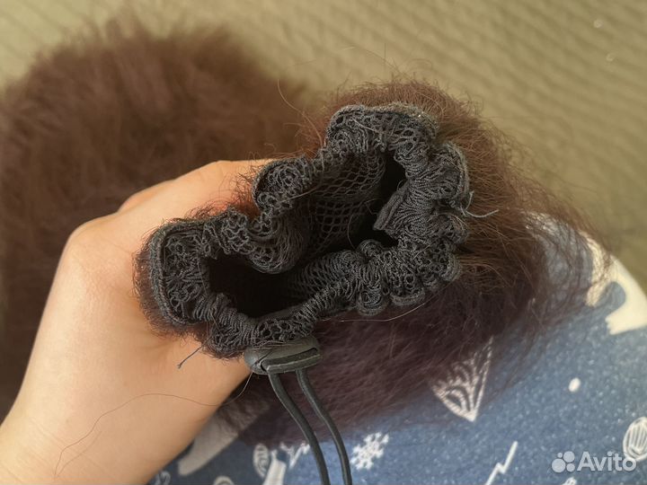 Хвост шиньон, на пучок