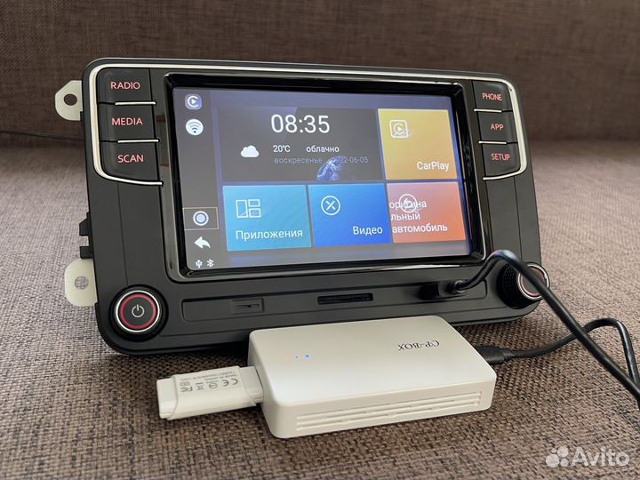 Магнитола Volkswagen R370 CarPlay AndroidAuto New