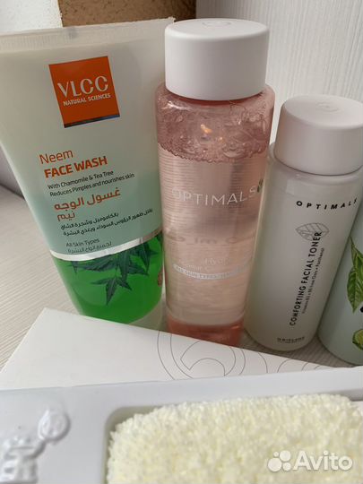 Набор уходовой косметики для лица пакетом тонер