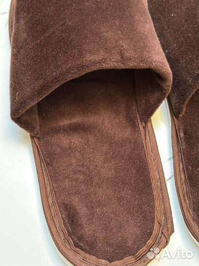 Домашние тапочки мужские велюровые 2 пары