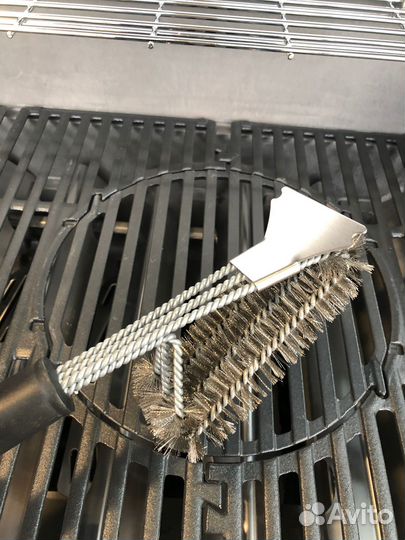 Щетка для чистки решетки гриля 42см alwotech