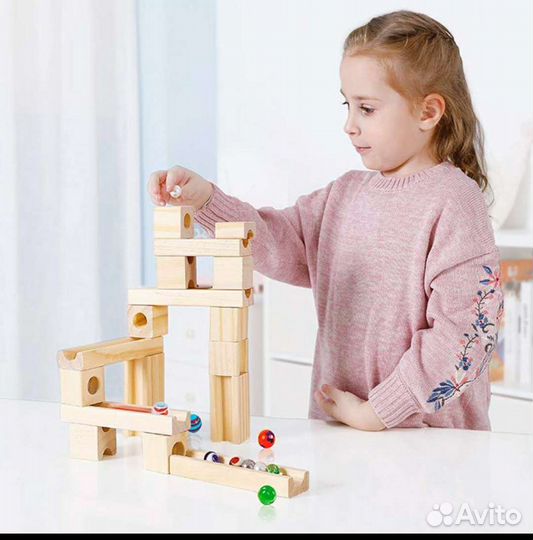 Конструктор- лабиринт, замок деревянный