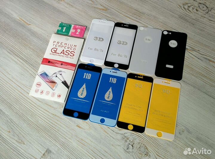 Защитные стекла и чехлы на iPhone 7 / 8 / se 2020