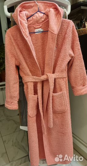 Халат махровый для девочки 146