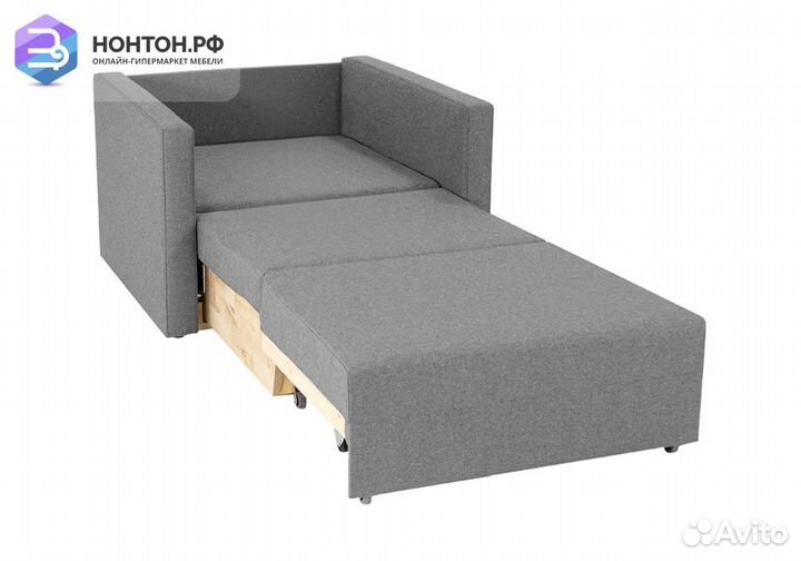 Кресло выкатное Виктория-5 серое