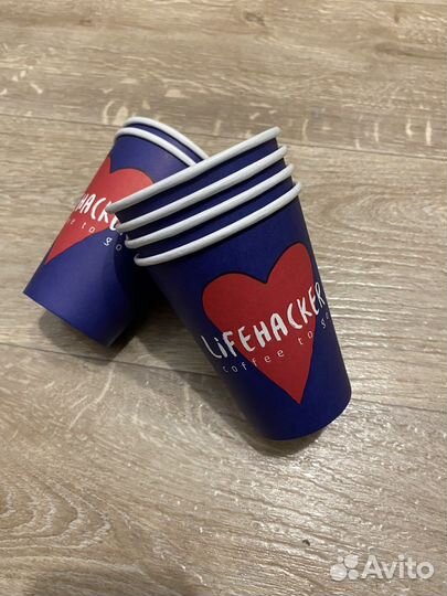 Бумажные стаканы 350 мл доя кофе