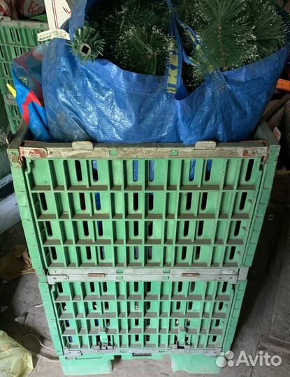 Ящик/контейнер на колесах высокопрочный