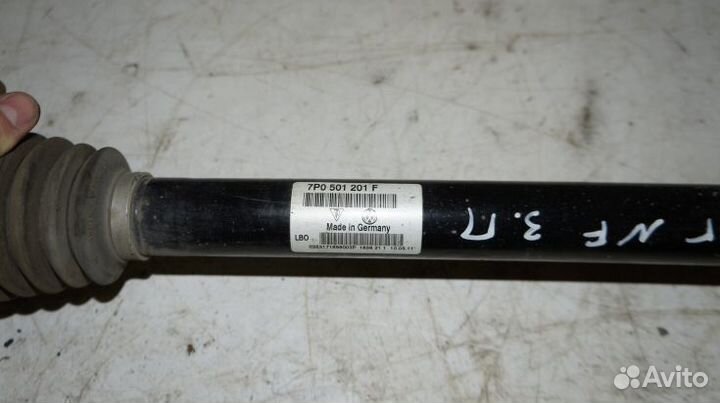 Привод задний правый 7P0501201F VW Touareg 10-18