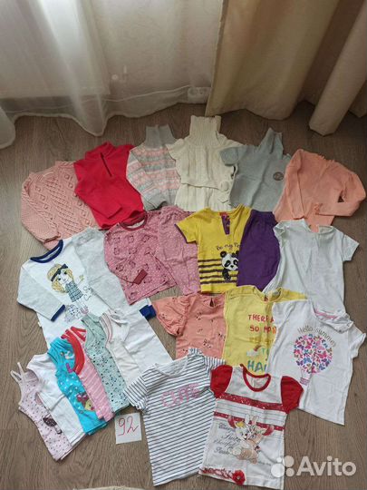 Вещи для девочки 86-92-98-104