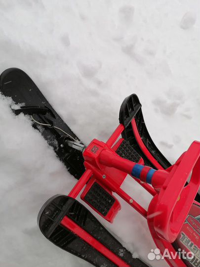 Снегокат для мальчика «Тачки»