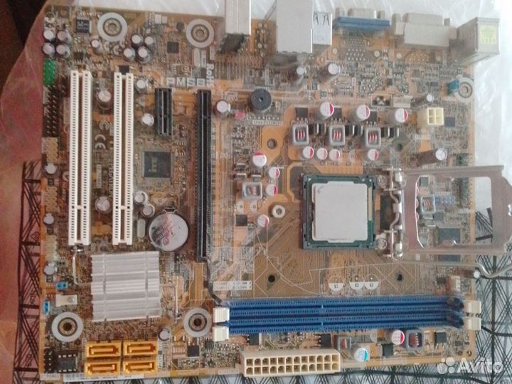 Материнская плата, процессор, оперативка и кулер