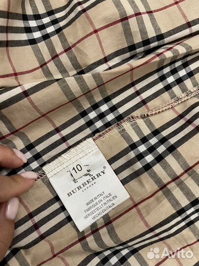 Шорты и рубашка burberry