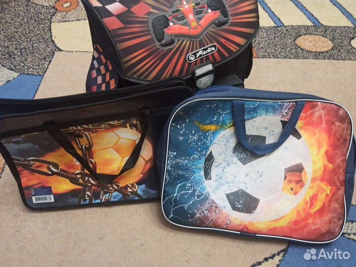 Школьный рюкзак, бонус- папка с ручками