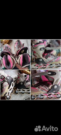Роликовые коньки детские раздвижные