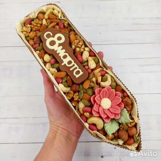 Шоколадно-ореховый бокс. Подарочный набор