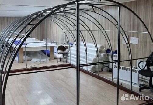 Теплица Двойная дуга усиленная