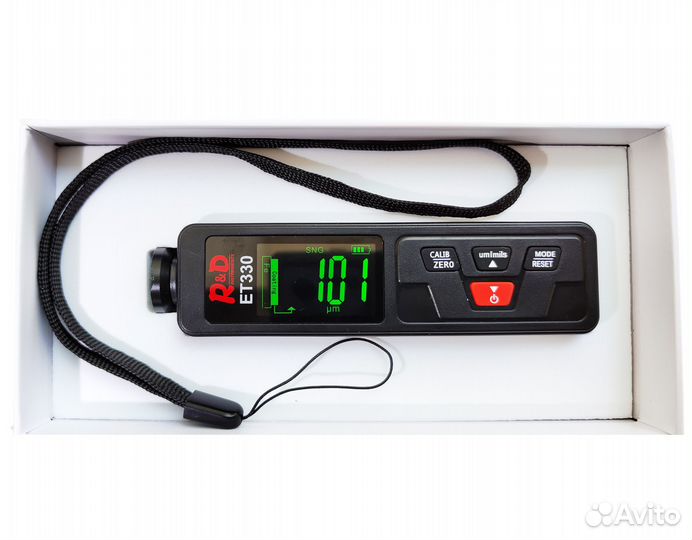 Толщиномер ET330 с определением оцинковки металла