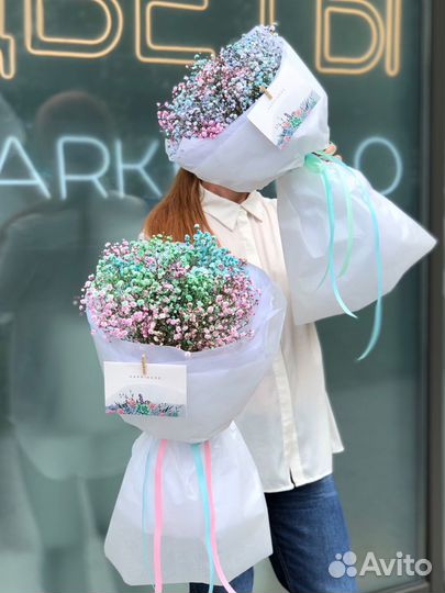 Букет из гипсофилы