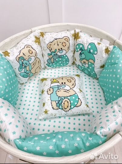 Бронь до 12.08Бортики в детскую кроватку