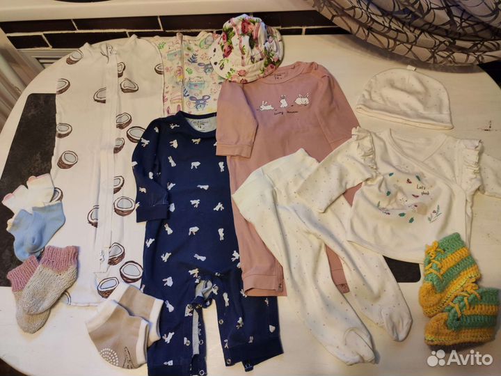 Вещи пакетом на девочку 68-74-80