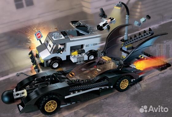 The Batmobile Two Face s Escape Lego 7781