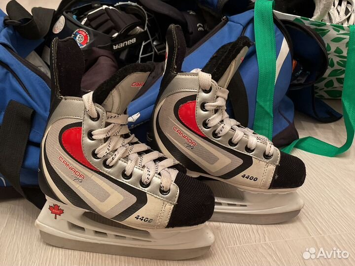 Коньки хоккейные 34