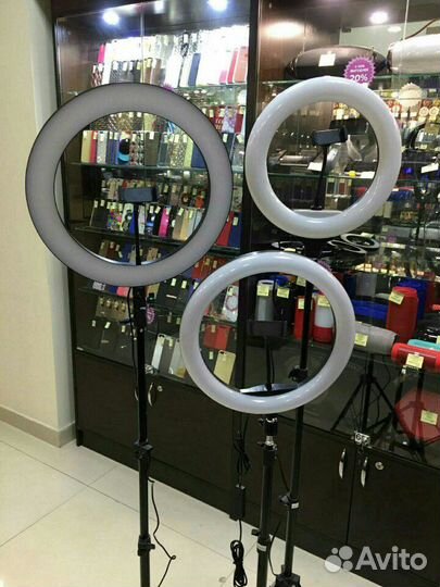 Кольцевые лампы от 16 см до 54 см