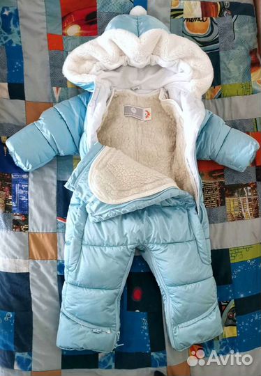 Детский комбинезон-трансформер зима-осень