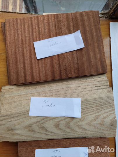 Шпон красного дерева и эбеновое дерево