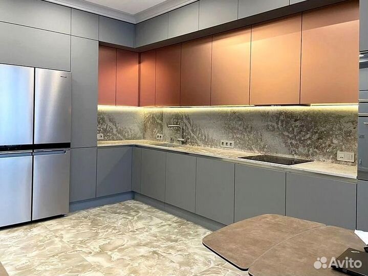 Угловая кухня с мдф фасадами в г.Владимир