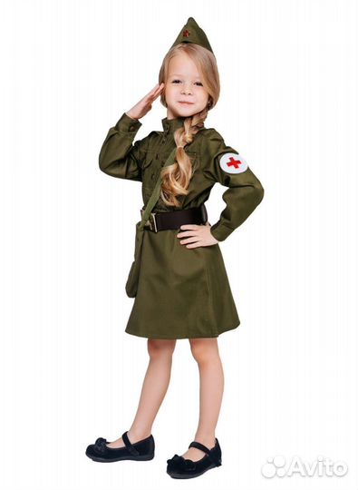 Костюм военной медсестры. Рост 122/32