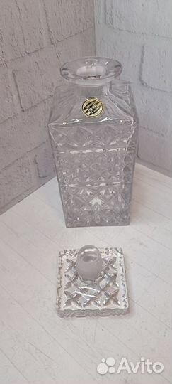 Штоф чешский Богемский хрусталь
