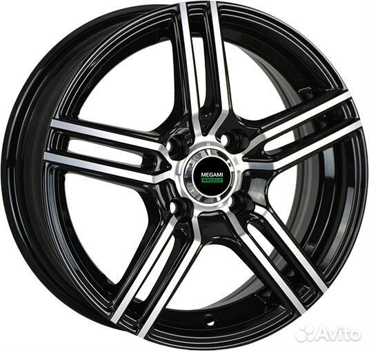 R15 5x112 6J ET47 D57,1 Megami MGM-1 BKF