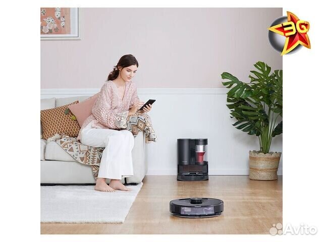 Робот-пылесос Xiaomi Roborock S7 Plus Black Новый