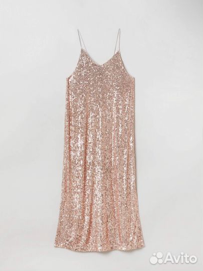 Платье stefanel xs паетки вечернее Италия