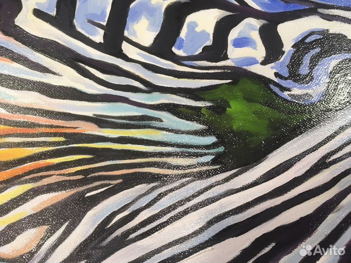 Картина маслом на холсте «Зербы» Живопись