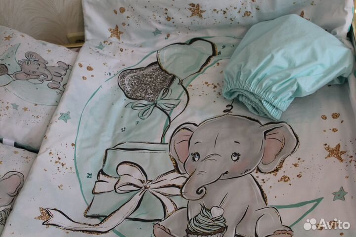 Бортики и Комплект постельного белья