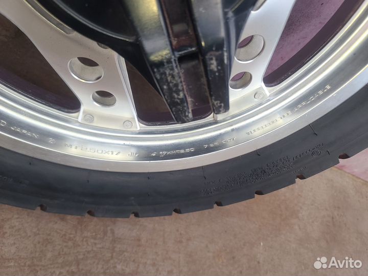 Заднее колесо Honda VT250Z(F) в сборе с маятником