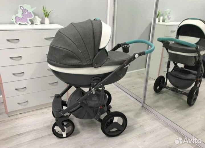 Adamex Monte Carbon 3 в 1, колеса гелевые