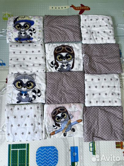 Бортики в детскую кроватку