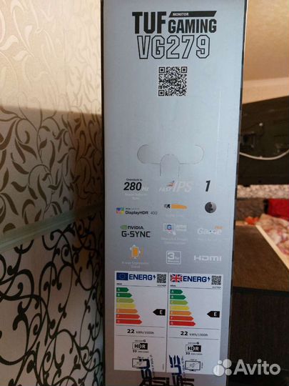 Монитор asus TUF Gaming VG279QM, 27