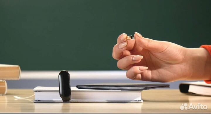 Микронаушник магнит/капсула Bluetooth Premium