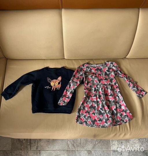 Детские вещи пакетом для девочки 110 116