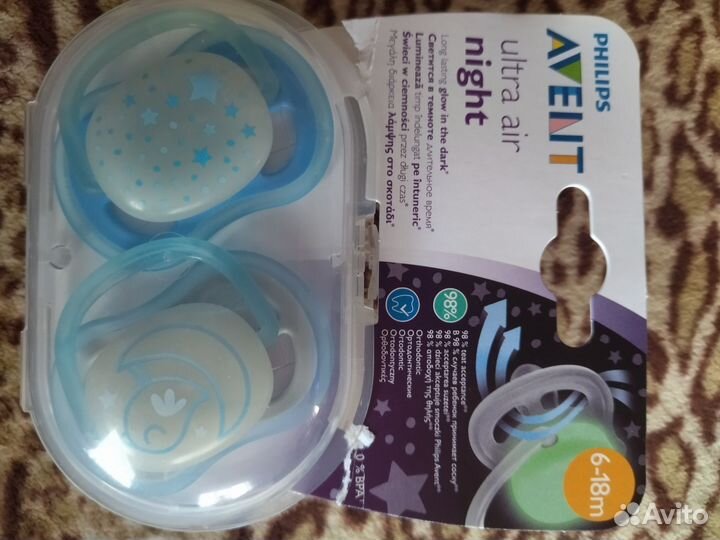 Пустышка avent 6 18