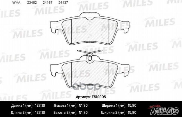 Колодки торм. ford focus II/III/mazda 3/opel