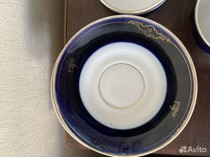 Чашки с блюдцами 5 пар