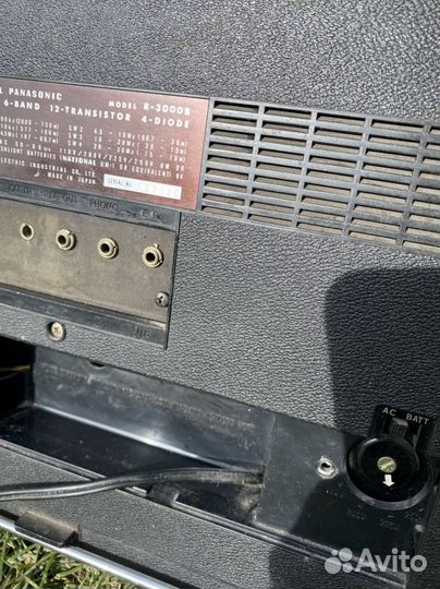 AUX National panasonic Made in Japan 1965 год
