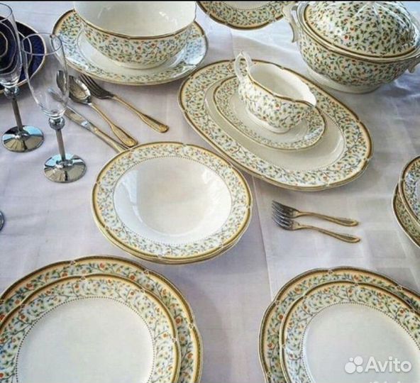Столовый сервиз фарфор Flora Zepter