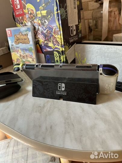 Nintendo switch oled splatoon 3 edition